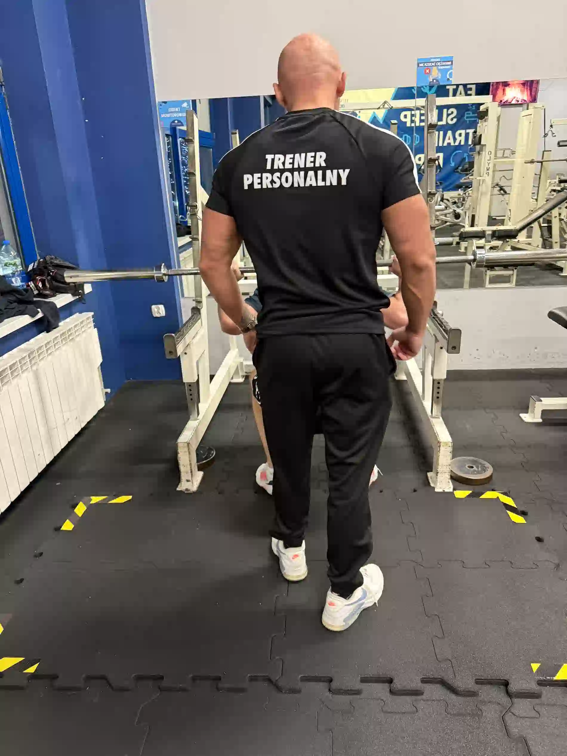 Michał Romańczyk trener personalny Nowy Sącz podczas treningu